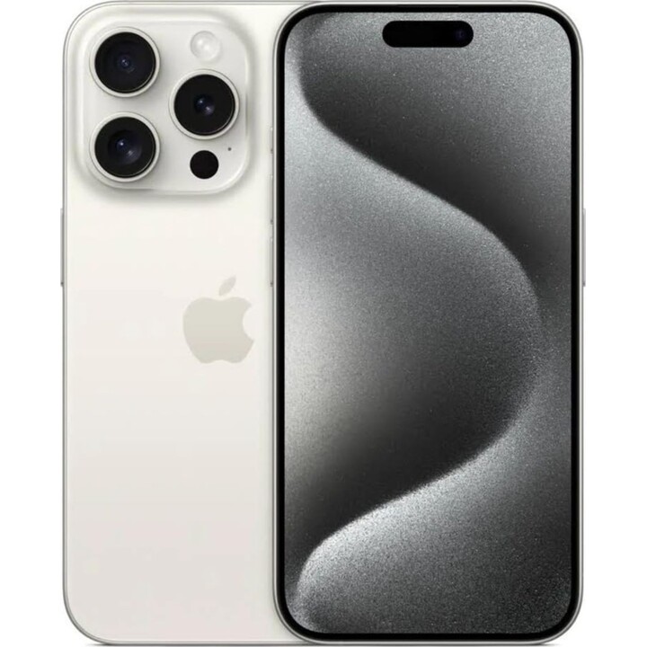 Apple iPhone 15 Pro 256 GB, titanio bianco, ricondizionato