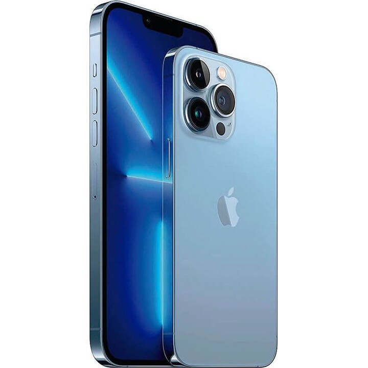 Apple iPhone 13 Pro 256 GB Alpina-Blau (Sierra Blue) MLVP3QL/A Generalüberholt – Zustand: Sehr gut