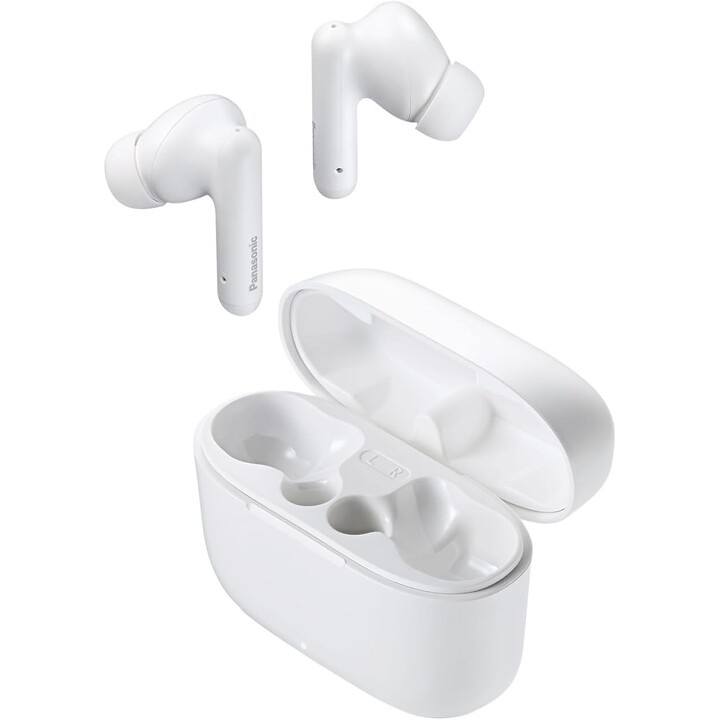 Panasonic RZ-B110W Bluetooth-Kopfhörer mit Ladecase / 6 Stunden Akkulaufzeit / Weiß