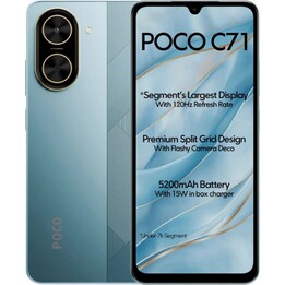 Smartphone Xiaomi Poco C71 128GB 4GB, Dual Sim, blu