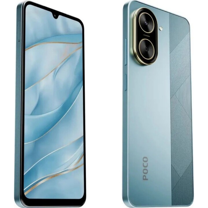 Smartphone Xiaomi Poco C71 128 Go 4 Go, double SIM, bleu
