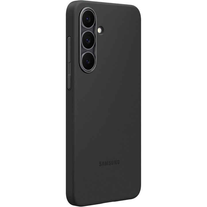 Coque en silicone souple Samsung pour Galaxy S25 FE, noir