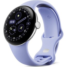 Google Pixel Watch 4 4G 41 mm Prateado (Bracelete Roxa)