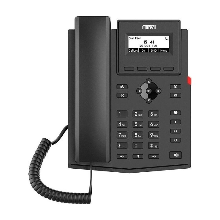 Fanvil X301W telefone IP Wi‑Fi preto