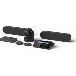 Paquete de controlador LOGITECH Tap con cable y kit Cat5e + Rally Plus + AIS i5-1350P + concentrador de micrófono Rally + kit de