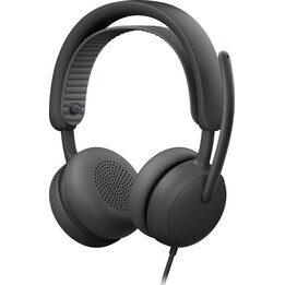 Logitech Zone Wired 2 For Business - Auriculares USB-C con micrófono, certificación Microsoft Teams