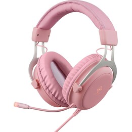 Deltaco Headset Gaming Stereo Klinke LED pink