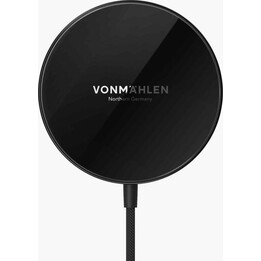 Vonmählen kabelloses Ladegerät Aura Mini mit Magnet. Ladekabel Schwarz