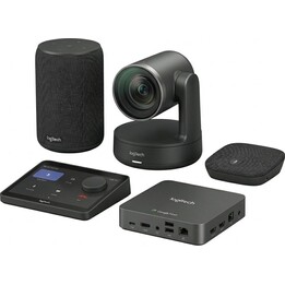 Logitech per sale di medie dimensioni + TAP + Rally + Google Meet Compute