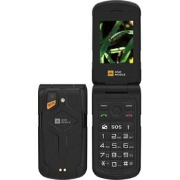 AGM M10 Flip 4G Negro - Móvil Rugerizado 2.4" QVGA, IP68, 1500 mAh