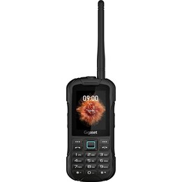 GIGASET GLX 8 ACTIVE negro, pantalla de 6,1 cm (2,4 pulgadas), función «Push-to-talk», batería de 2500 mAh, IP68, cámara de 2 MP
