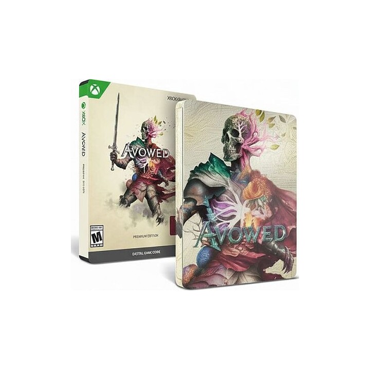 Juego de Microsoft para Xbox «Avowed» Edición Premium en estuche Steelbook, versión comercial (P)