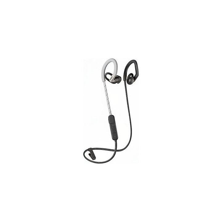 Poly BackBeat Fit 350 auriculares con gancho de oído intraaurales deporte gris/blanco