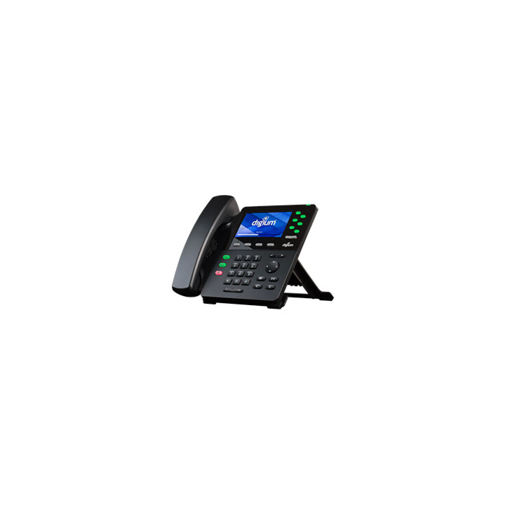 Sangoma Phone D65, 6-Line SIP mit HD Voice, Gigabit, Bluetooth, 4,3-Zoll-Farbdisplay, Icon Keys