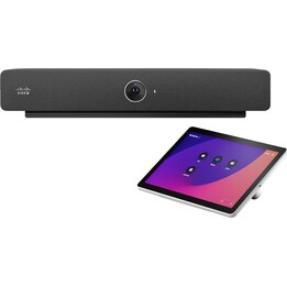 Cisco Webex Room Bar - Videokonferenzkomponente - Kohle - mit Wandmontierter Raumnavigator CS-BAR-W-C-K9