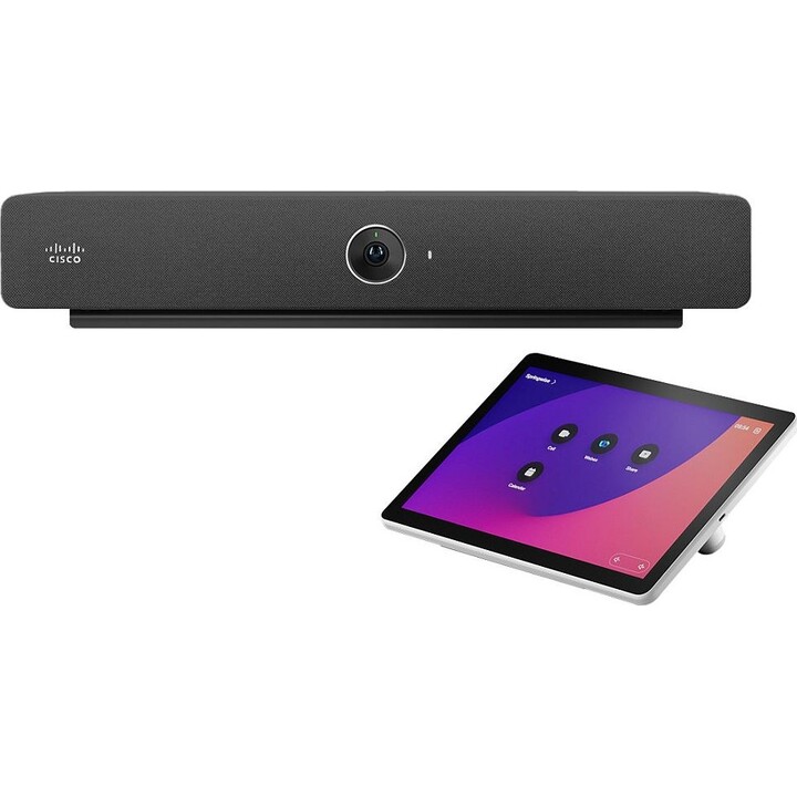 Cisco Webex Room Bar - Componente per videoconferenze - Colore antracite - con navigatore da sala montato a parete CS-BAR-W-C-K9
