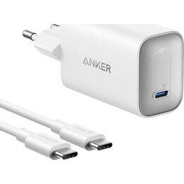 Cargador ANKER Nano de 100 W con cable C-C, blanco