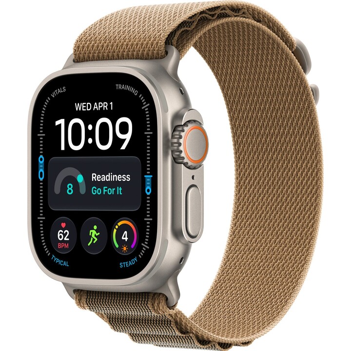 Apple Watch Ultra 4 Titanium Cellular 49 mm Natural (Alpine Loop color arena del desierto) L