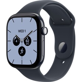 Apple Watch S12 de cerámica azul noche con conexión móvil, 46 mm (correa deportiva azul marino) M/L