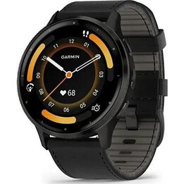 Garmin Venu 3 - 45 mm - Caixa em aço inoxidável cor de ardósia/preto
