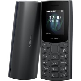 Nokia 105 Dual Sim 2G Model 2024 1000 MP Black