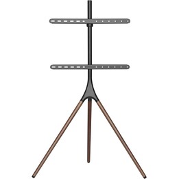 Techly 105209 supporto da pavimento per TV LCD/LED/Plasma 45-65" noce scuro
