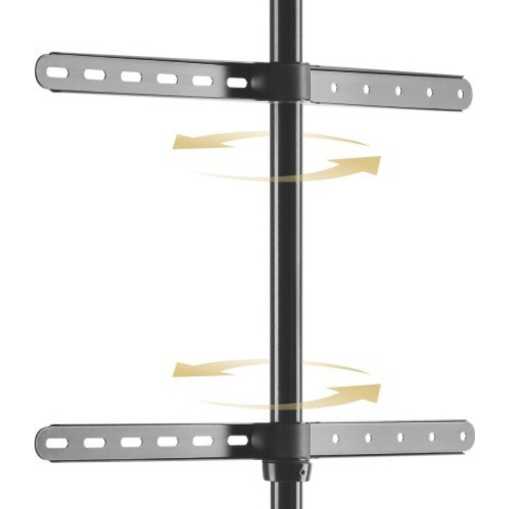 Techly 105209 soporte de suelo para TV LCD/LED/Plasma 45-65" nogal oscuro