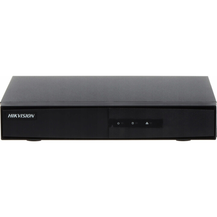 Gravador NVR IP Hikvision DS-7104NI-Q1/4P/M(D) - 4 canais, PoE, H.265+, HDMI/VGA, 6 MP, 1 HD