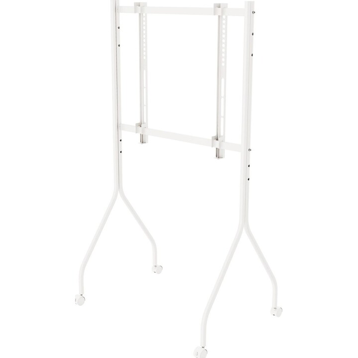 Supporto/base per TV Maclean con ruote, 37-80", carico massimo 50 kg, VESA massimo 600x400, bianco, MC-180 W
