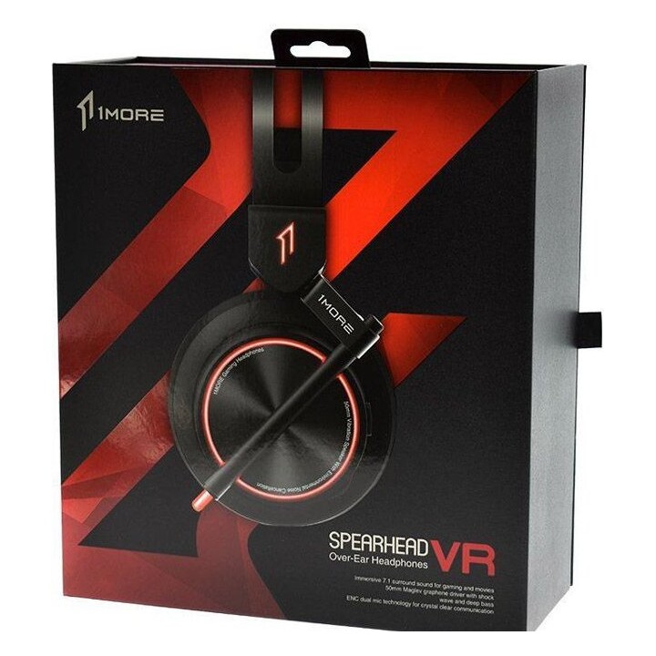 1MORE Spearhead VR H1005 cuffie gaming 7.1 nere