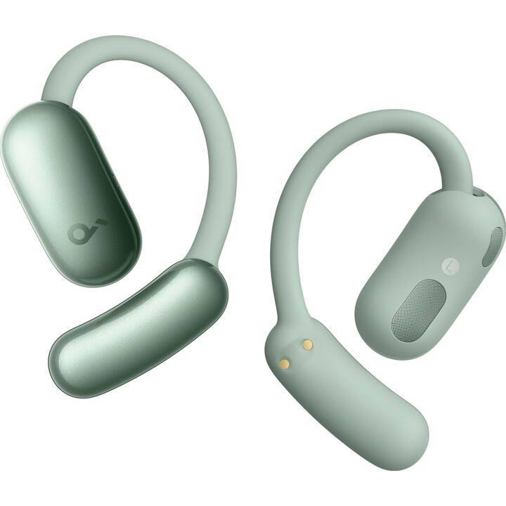 ANKER Soundcore AeroFit 2 AI green open-ear headphones, 35 hours’ playtime, IP55, including AI assistant and translation
