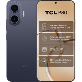 TCL P80 17,4 cm (6.83") Double SIM Android 16.0 5G USB Type-C 8 Go 128 Go 5000 mAh Bleu