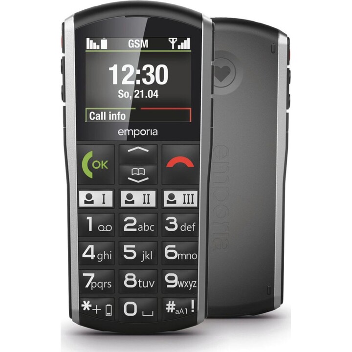 Emporia Simplicity 4G Nero/Argento