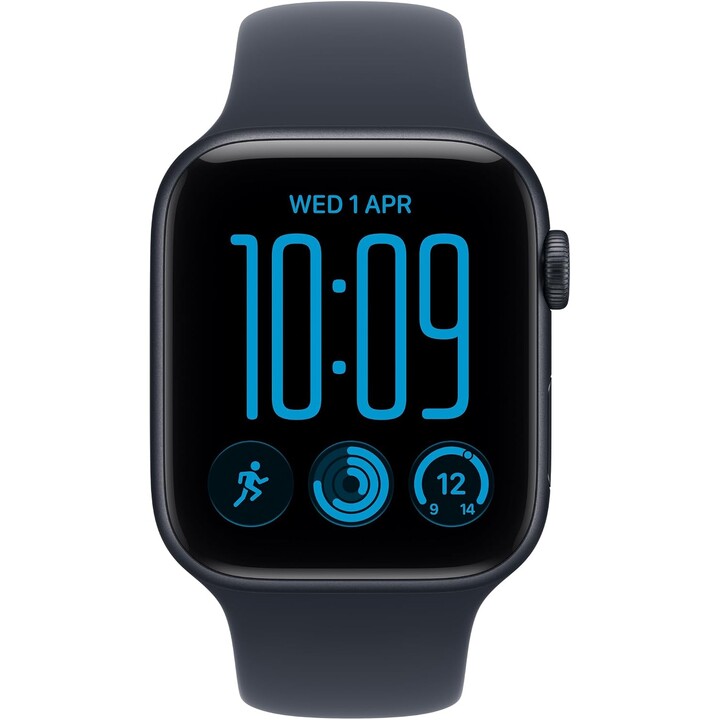 Apple Watch SE3 2026 GPS Cellular 44mm Aluminum Midnight Case Sport Band Navy Blue M/L