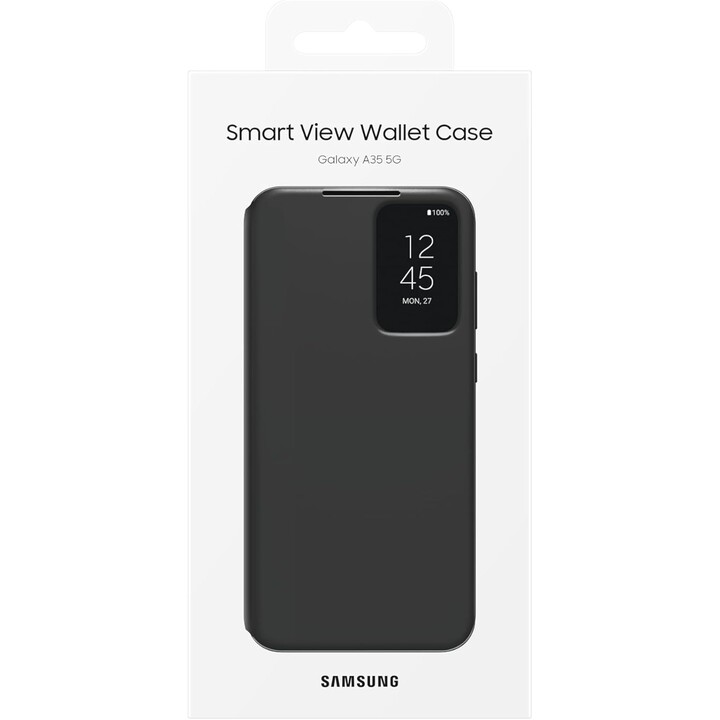 étui à rabat noir Samsung Galaxy A35
