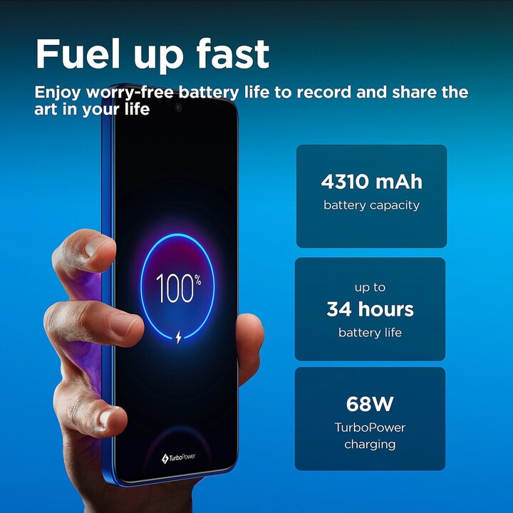 Motorola Edge 50 Neo 5G 8Go 256Go Dual Sim Bleu