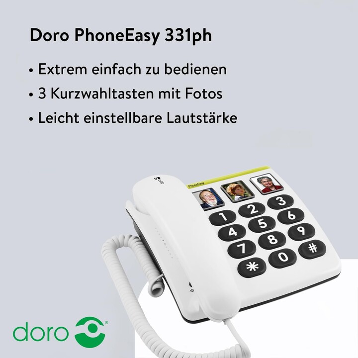 Doro PhoneEasy 331ph blanco