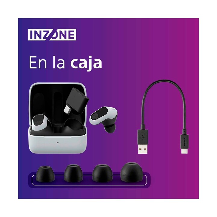 Sony WF-G700N Branco – Auscultadores gaming in-ear True Wireless com ANC