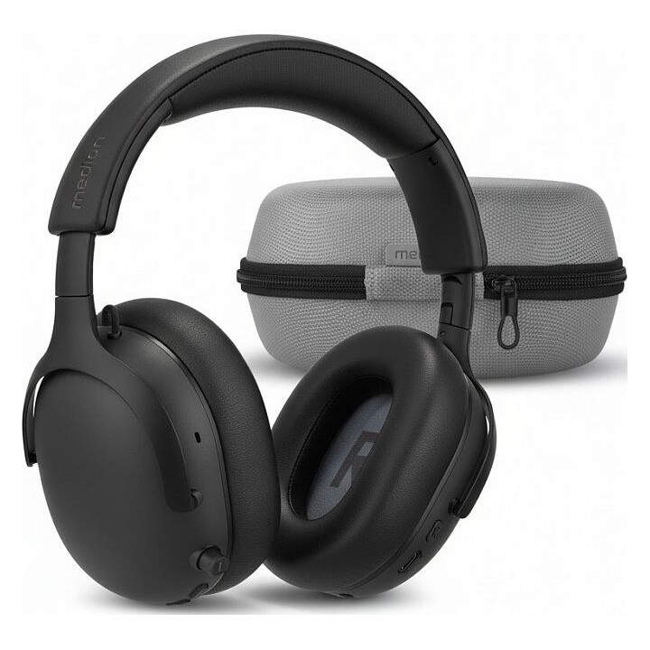 Medion LIFE HX-1 Plus Over Ear-Kopfhörer schwarz