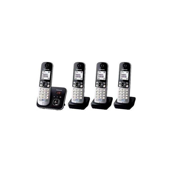 KX-TG6824GB preto DECT/atendedor de chamadas