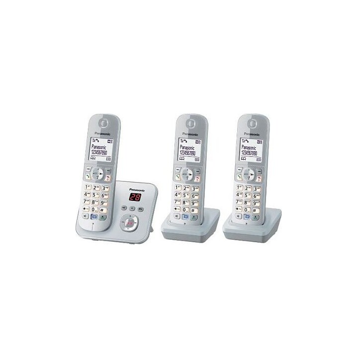 KX-TG6823GS plata perla DECT/contestador automático