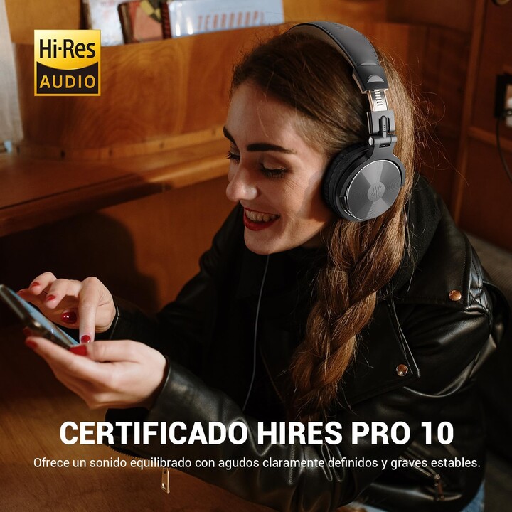 OneOdio Pro10 Gris - Casque d'écoute serre-tête
