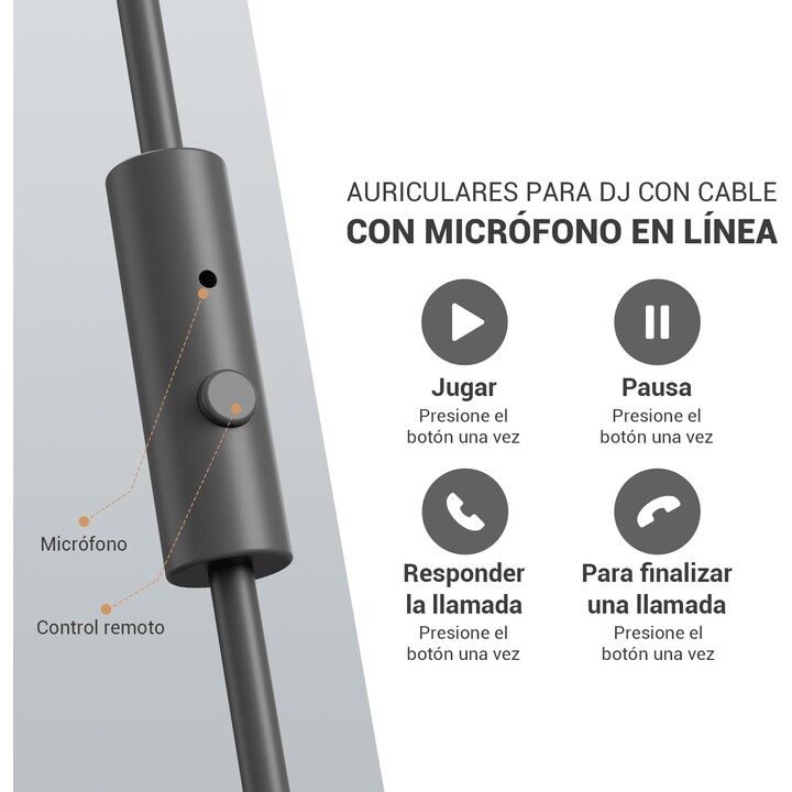 OneOdio Pro10 Grigio - Auricolari di Diadema