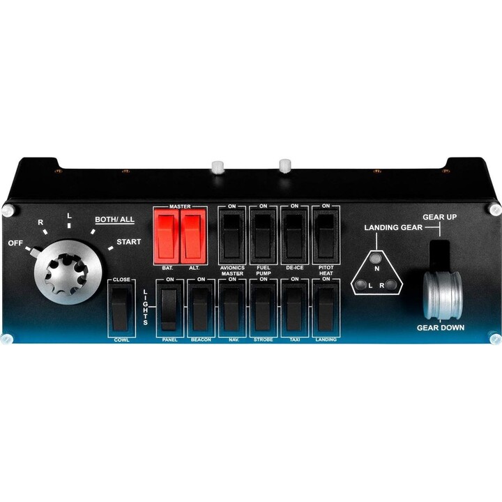 Logitech G Saitek Pro Flight Multi Panel 945-000009 + X56 HOTAS 945-000059, pacchetto 47015