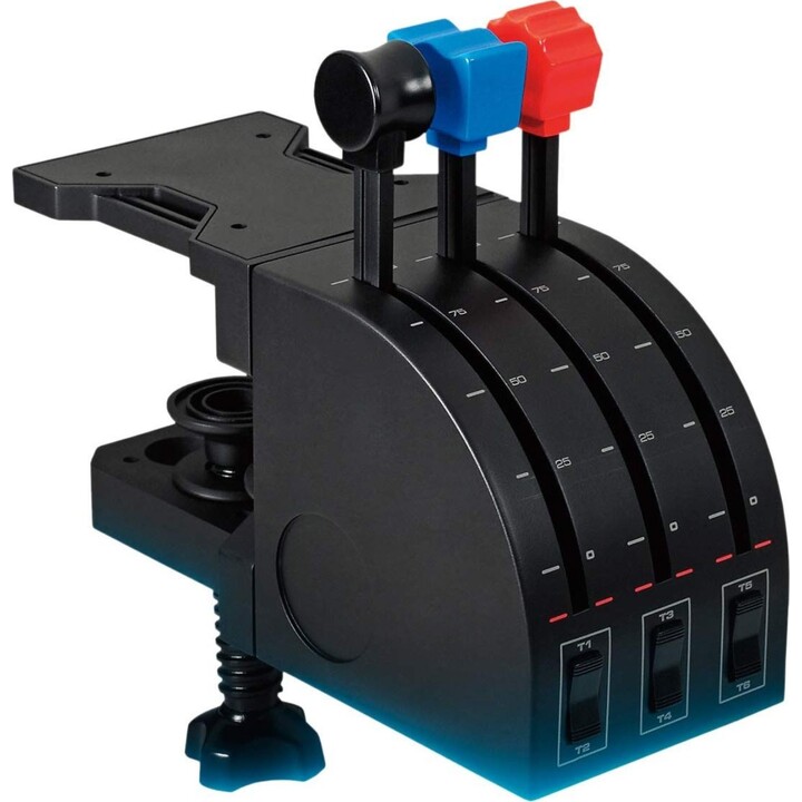 Logitech G Saitek Pro Flight Multi Panel 945-000009 + X56 HOTAS 945-000059, pacchetto 47015