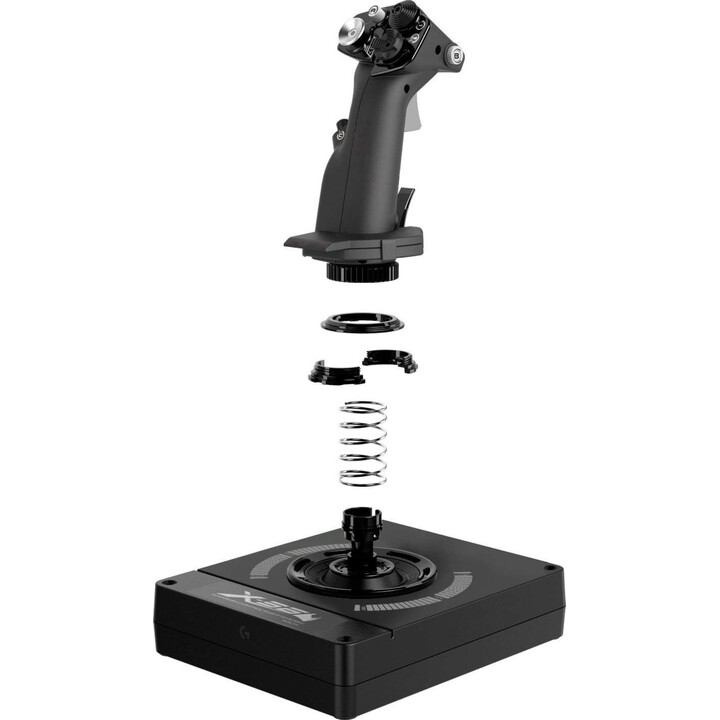 Logitech G X56 H.O.T.A.S. Flugsimulator-Controller, RGB, zwei Gashebel