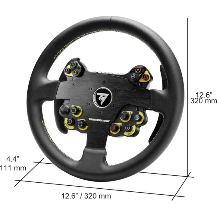 Thrustmaster EVO Racing 32R Leather Steering Wheel Rim for Thrustmaster Bases