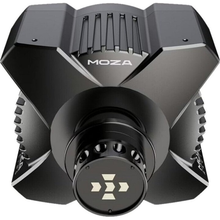 Moza Racing RS074 Steering Wheel for PC Direct Drive Pedals Bluetooth/USB, Black