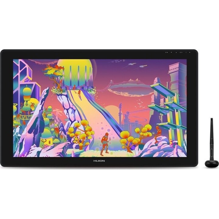 HUION Kamvas 24 Plus Grafiktablett 5080 lpi 526,85 x 296,35 mm USB-C Schwarz