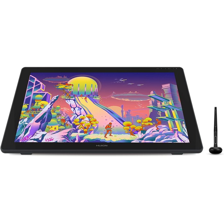 HUION Kamvas 24 Plus tableta digitalizadora 5080 líneas por pulgada 526,85 x 296,35 mm USB-C Negro
